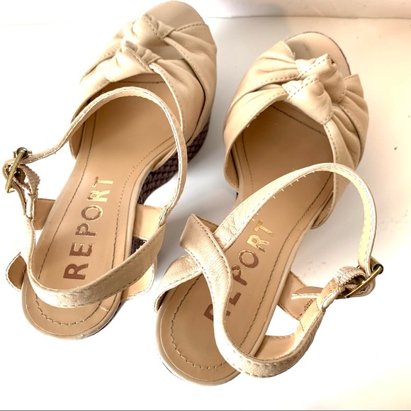 REPORT “Ray” Double Knot Peep Toe Platforms—SZ 6.5 - Picture 8 of 14